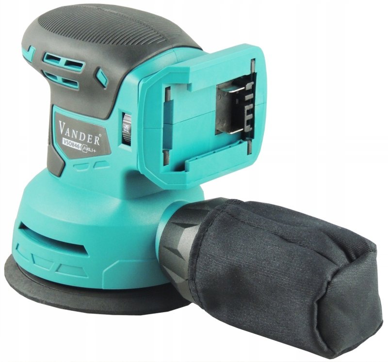 SZLIFIERKA oscylacyjna akumulatorowa AKU+ 18V okrągła 125mm Vander