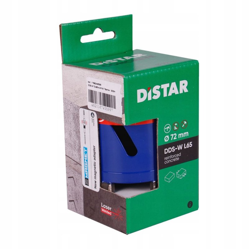 Otwornica Diamentowa do Betonu Cegły 72mm DISTAR