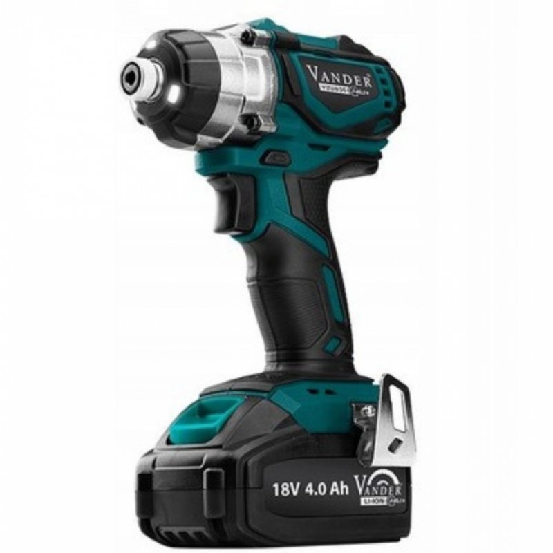 ZAKRĘTARKA UDAROWA bezszczotkowa akumulatorowa AKU+ 18V 6,0Ah Vander
