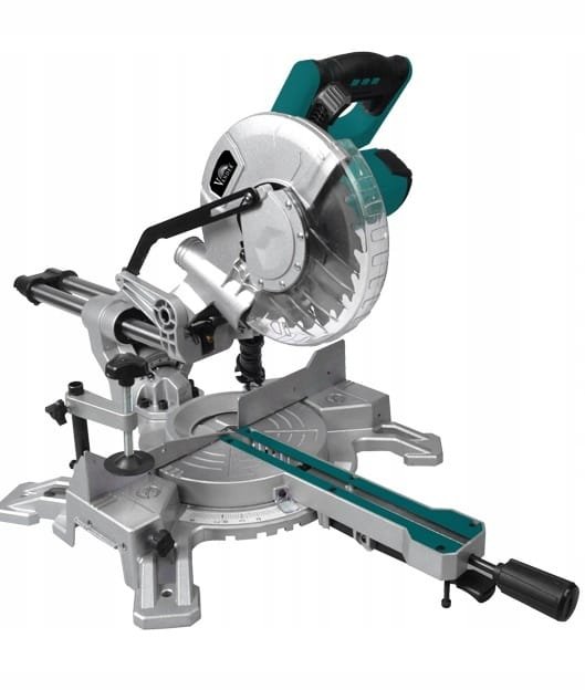 Piła ukośnica pilarka z posuwem i laserem 1500W + tarcza 210mm Vander