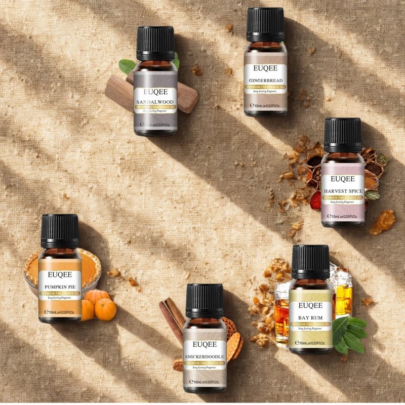 Olejek eteryczny Zestaw Olejków Zapachowych Korzenna Harmonia EUQE 6x10ml