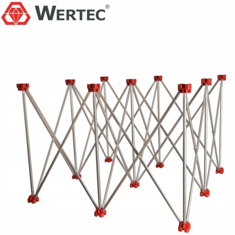 Stół roboczy do dużych formatów 9" 3x3 kolumny 113x113x80 cm WERTEC