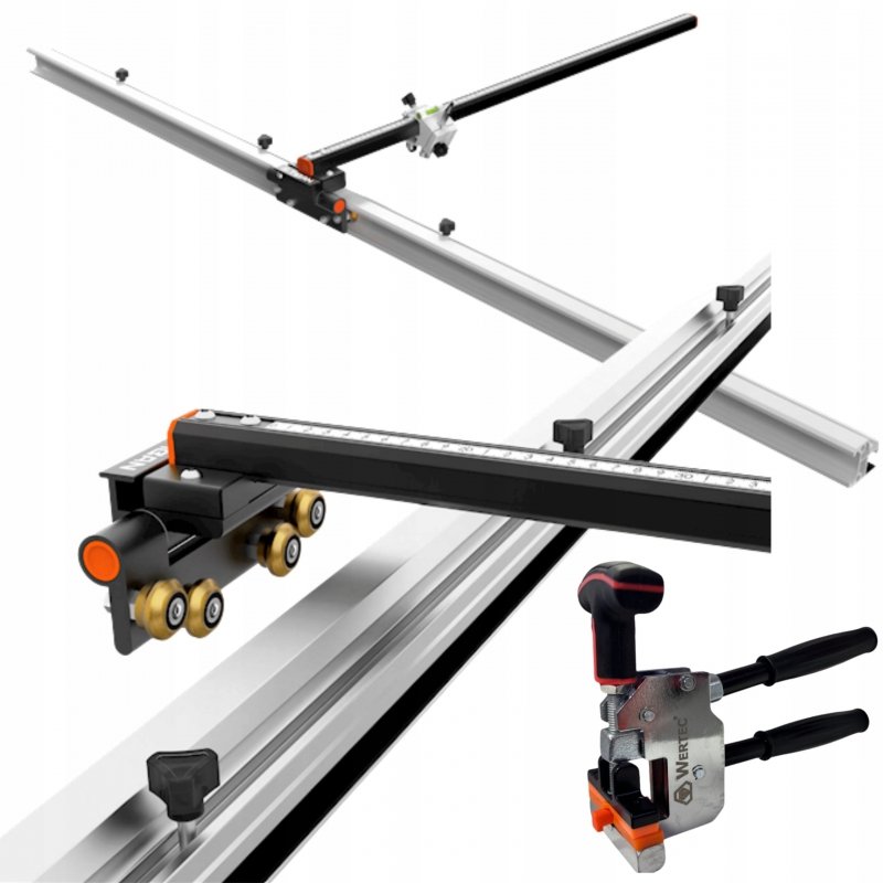 Przecinarka do Płytek Wielkoformatowych WERTEC 3,4m T-CUTTER + ŁAMAK GRATIS
