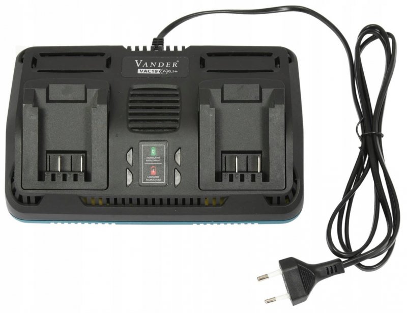 ŁADOWARKA PODWÓJNA VANDER DO AKUMULATORÓW AKU+ 18V