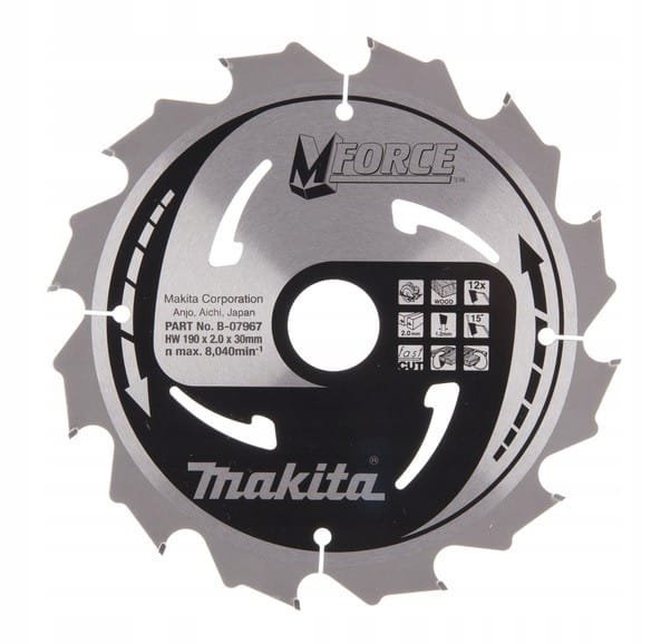 Pilarka tarczowa ręczna 1600W 190mm MAKITA HS7611