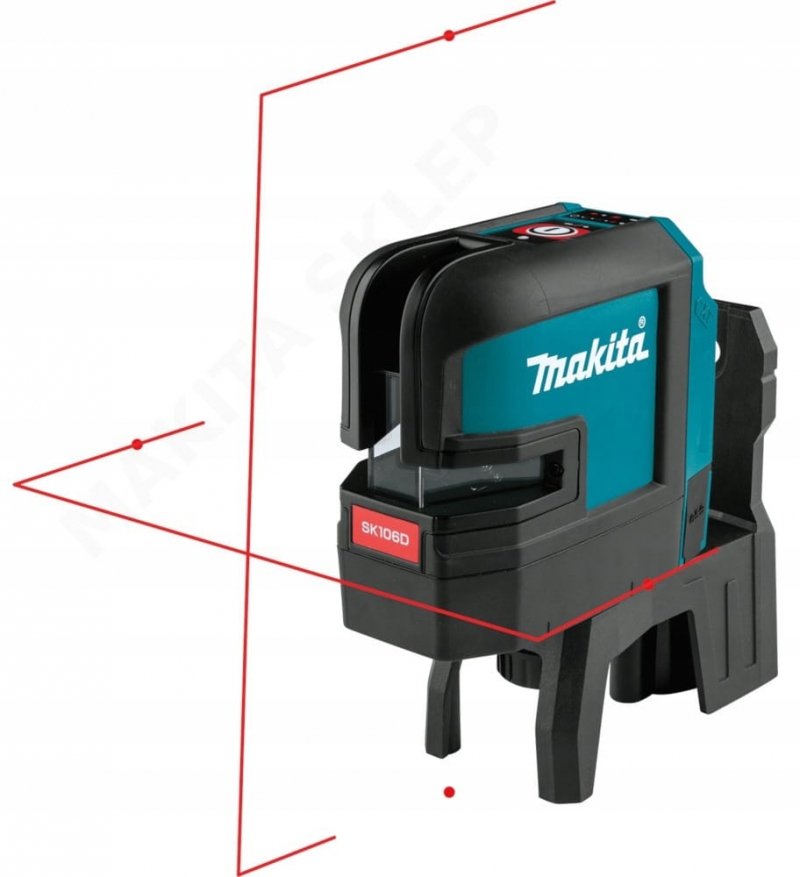 MAKITA Laser krzyżowo-punktowy akumulatorowy PROFESJONALNY 12V CXT SK106DZ