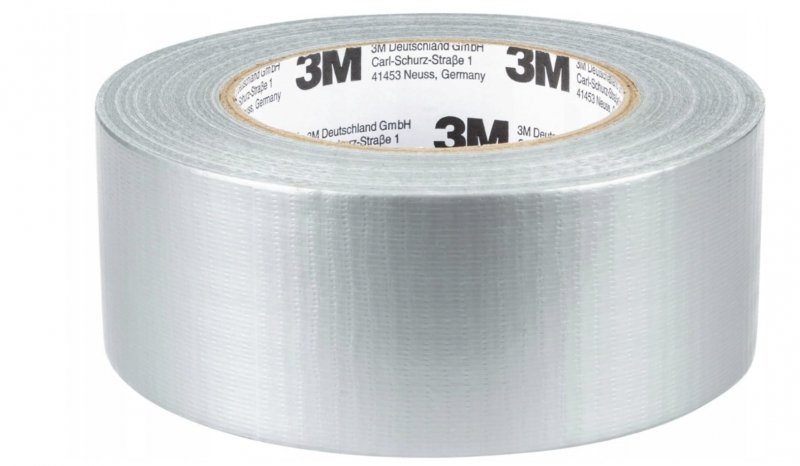 Taśma naprawcza DUCT TAPE 3M SREBRNA 50mm x 50m tkaninowa Extra MOCNA