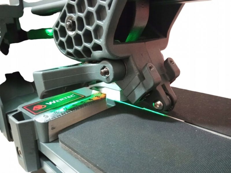 MASZYNKA DO CIĘCIA GLAZURY GRESU TurCut 1200mm LASER KÓŁKA TRANSPORT WERTEC