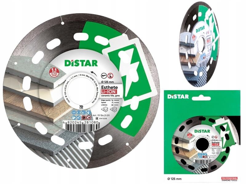 Tarcza Diamentowa 125 mm DISTAR ESTHETE Li-Ion