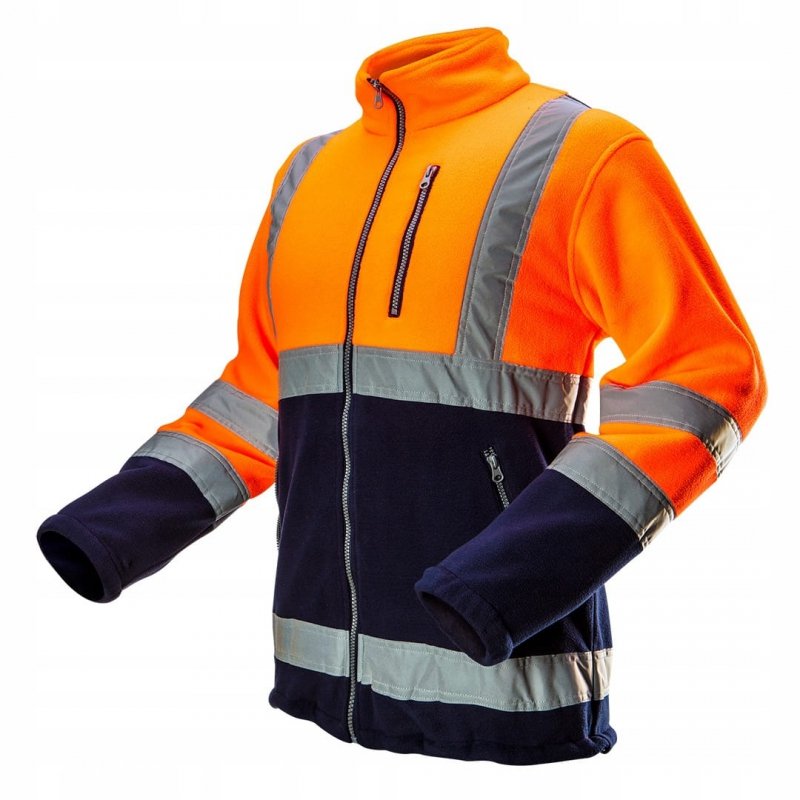 NEO 81-741-S Bluza polar ostrzegawcza, pomarańcz S