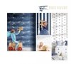 Tapeta granatowa Samoloty Dwupłatowce vintage Babylandia 5415