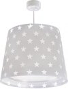 Lampa sufitowa zwis Szara w Gwiazdki