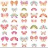 Naklejki Kolorowe Motylki Motyle Ważki Ćmy