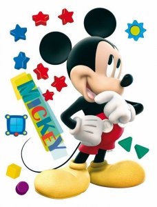 Naklejki Duża Naklejka Myszka Miki Mickey