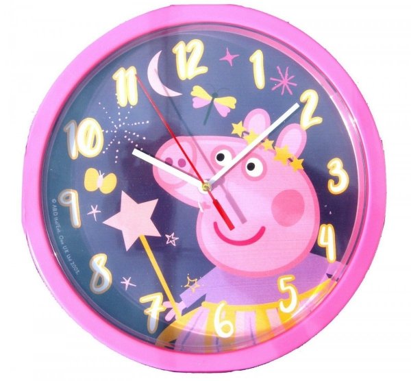 Zegar ścienny Świnka Peppa Pig