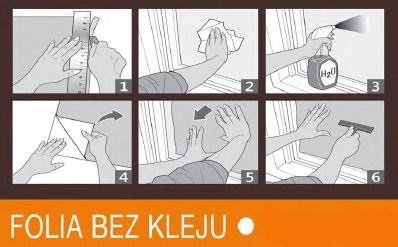 Statyczna folia okienna 90x150 Kryształowe Kwiaty