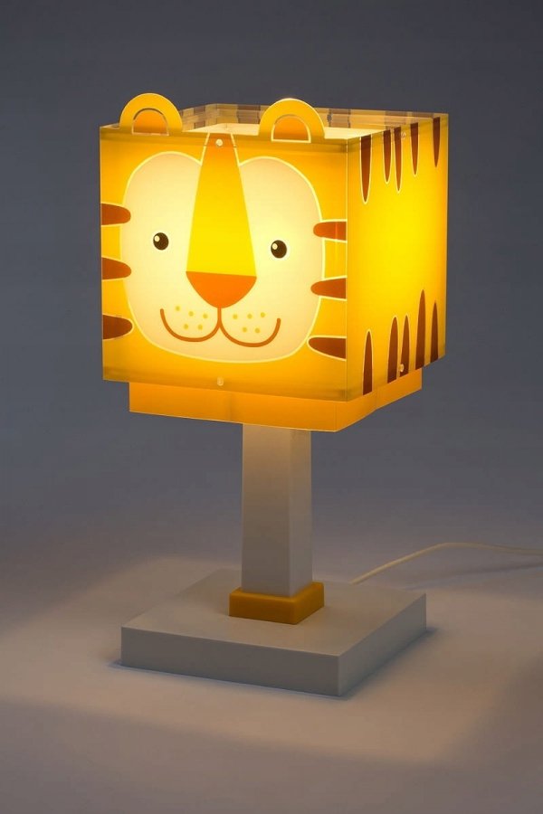 Lampka Nocna 64561 TYGRYS tygrysek LEW stojąca na szafkę