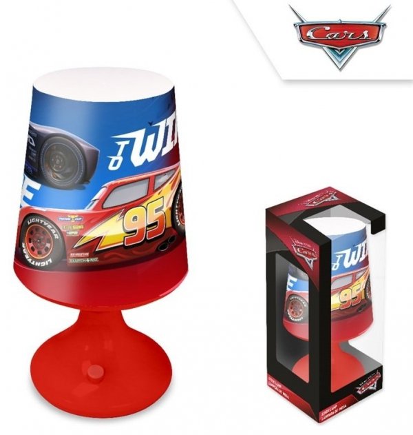 Lampka nocna Disney Cars 3 biurkowa AUTA