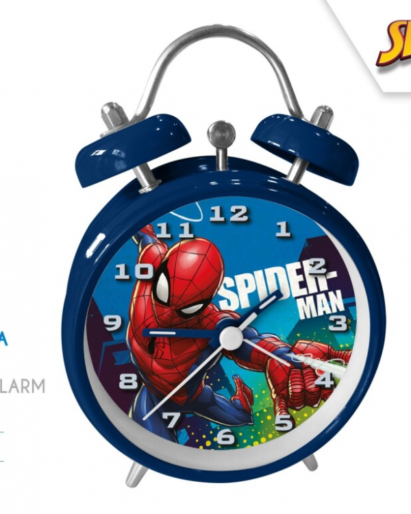 Budzik stojący zegar Spiderman