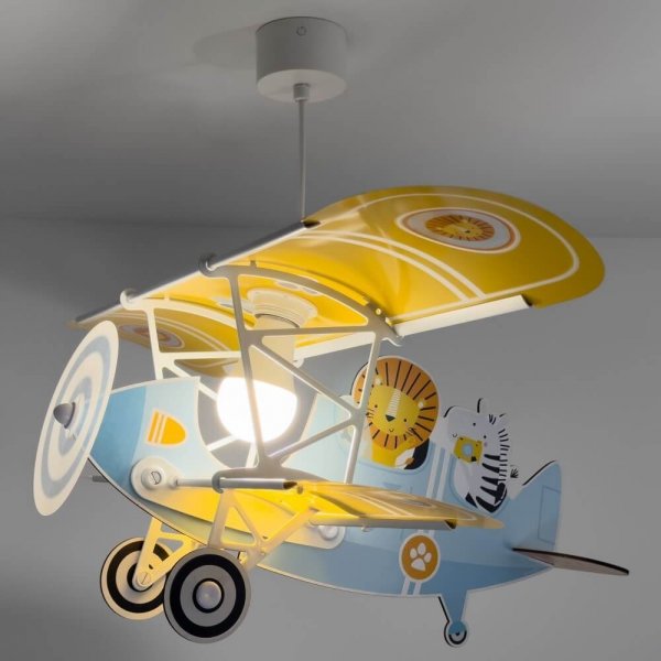 Lampa samolot dwupłatowiec Trzy Kolory