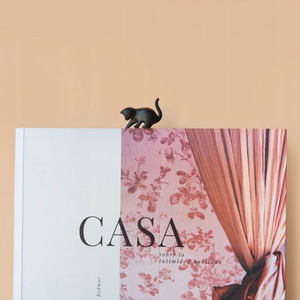 ZAKŁADKA DO KSIĄŻKI BOOKMARK Kot Łapie Rybkę
