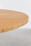 okrągły 120 cm stół do ogrodu Nora SKLUM drewno akacjowe