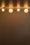 Sufitowa lampa wisząca 4 klosze Lou do salonu 