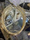 Nietuzinkowa złota metalowa taca w stylu glamour lustrzana dekoracja do salonu Candy Bar