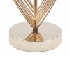 Lampa złota Loly glamour do salonu na stolik kawowy z abażurem