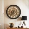 Zegar na ścianę Bergamo  z tworzywa sztucznego cyfry rzymskie