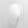 Lampa na ścianę Maksi nowoczesna 22 cm