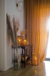 Zestaw złotych lampionów indyjskich w 3 rozmiarach z uchwytem