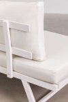 regulowana aluminiowa leżanka tarasowa Chatura z poduszkami z poliestru, nowoczesna sofa ogrodowa na balkon lub taras