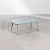 meble ogrodowe w zestawie Ariza sofa, stolik i fotel ogrodowe meble komplet