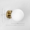 Lampa na ścianę Luiza nowoczesna vintage złota