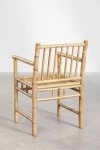 zestaw mebli do ogrodu stół 200x80 cm bambusowy i 8 krzeseł Xenia