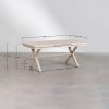 elegancki zestaw ogrodowy paula z rozkładanym stołem 180–240x90 cm i sześcioma aluminiowymi krzesłami z tekstylnym siedziskiem i oparciem