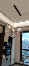 Lampa wisząca Buble 10 żyrandol nowoczesny do salonu 120 cm
