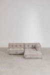 Bawełniana sofa modułowa 3 częściowa do salonu boho Daisy kolory szary kret