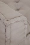 Bawełniana sofa modułowa 3 częściowa do salonu boho Daisy kolory szary kret