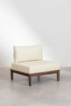 Modułowy Zestaw Ogrodowy Brown Sofa i Stolik Kawowy