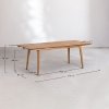 zestaw ogrodowy Terry stół rozkładany  (160-210x90 cm) + 6 krzeseł z drewna akacjowego