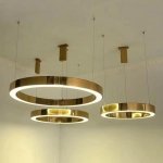Lampa wisząca sufitowa Golden Ring 80 - LED 