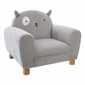 Fotel Do Pokoju Dziecka Teddy Głęboki Szary