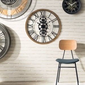 Dekoracyjny zegar ścienny Morgan 70 cm