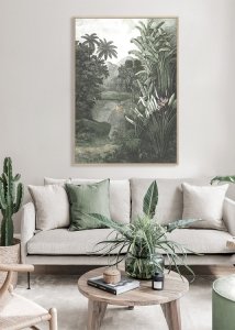 Obraz z tropikalnym pejzażem duży 82,6x122,6 