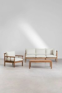 Zestaw Ogrodowy Malvin Sofa Fotel Stolik Na Taras Do Ogrodu