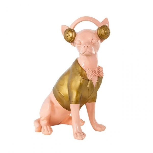 Ozdoba dekoracja pies Dog  Chihuahua  różowy