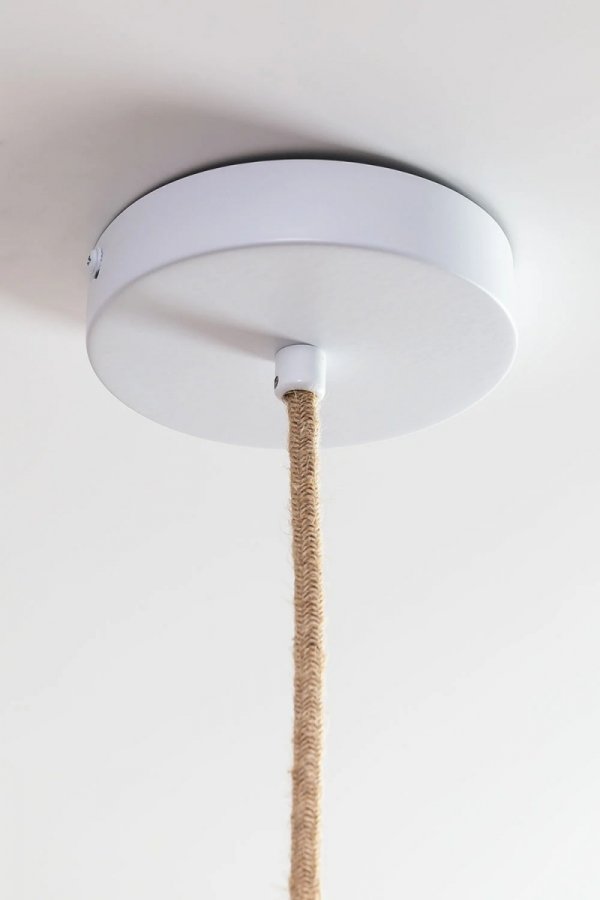 Lampa wisząca sufitowa z ratanu Sata
