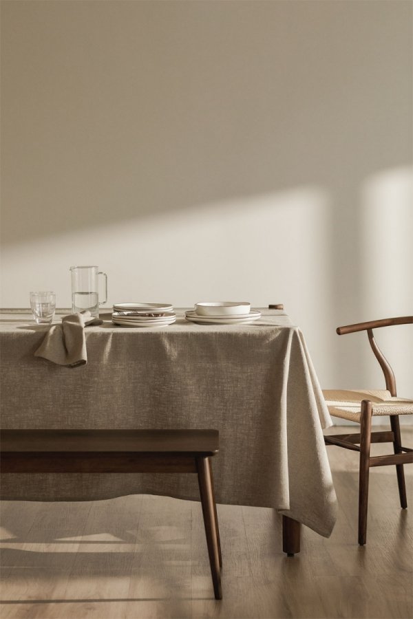 Zestaw 4 talerzy deserowych Bremen z porcelany o pastelowych kolorach i nieregularnym wykończeniu, idealny do stylu boho i eleganckich aranżacji stołu